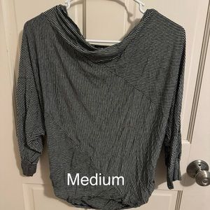 Black and white striped shirt